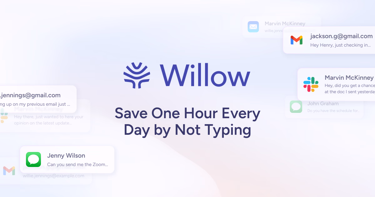 Willow Voice Dictation App